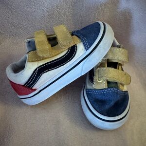 Kids Multi-Color Velcro Sneakers